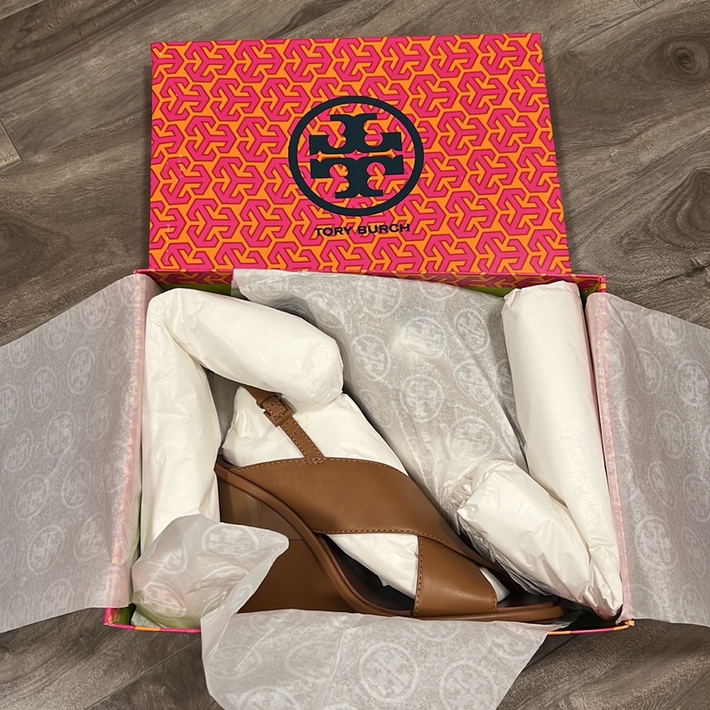 🔥🔥TORY BURCH Gabrielle Wedge Sandal - Picture 7 of 17